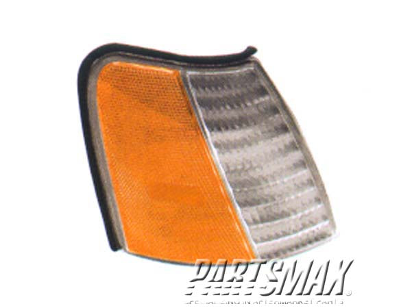 2551 | 1989-1991 FORD TAURUS RT Front marker lamp assy all | FO2551104|E9DZ15A201A