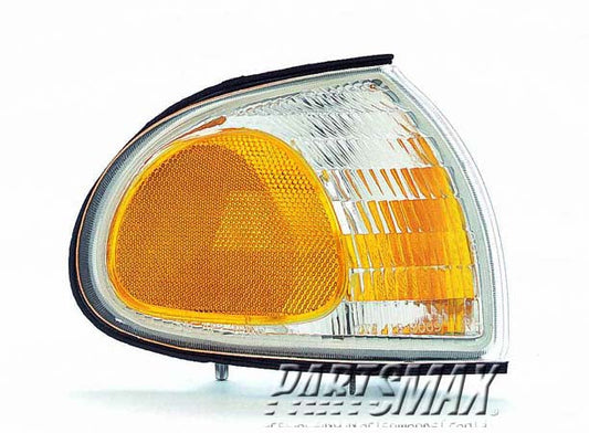 2551 | 1995-1996 FORD WINDSTAR RT Front marker lamp assy marker/signal combo; clear & amber | FO2551112|F58Z15A201A
