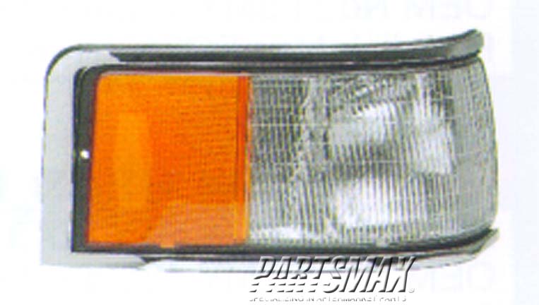 2551 | 1990-1994 LINCOLN TOWN CAR RT Front marker lamp assy all | FO2551131|FOVY15A201A