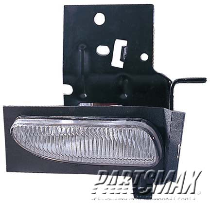 1560 | 1996-1998 FORD MUSTANG LT Fog lamp assy except Cobra | FO2592181|F6ZZ15200C