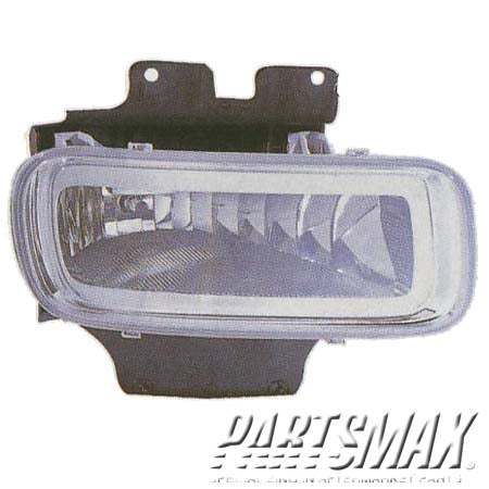 2592 | 2004-2005 FORD F-150 LT Fog lamp assy except Heritage; includes bracket & bulb; To 8-8-05; see notes | FO2592209|5L3Z15201A-PFM