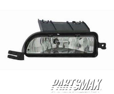 2592 | 2003-2005 LINCOLN TOWN CAR LT Fog lamp assy all | FO2592219|3W1Z15200AC