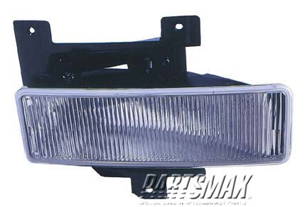 2593 | 1997-1998 FORD F-150 RT Fog lamp assy all | FO2593114|F75Z15A254BB