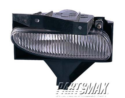 1570 | 1999-2004 FORD MUSTANG RT Fog lamp assy except Cobra; rectangular | FO2593178|XR3Z15200AA
