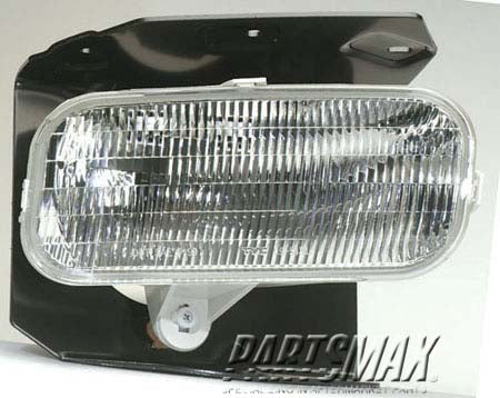 2593 | 2004-2004 FORD F-150 HERITAGE RT Fog lamp assy w/o Lightning; Heritage | FO2593180|1L3Z15200AA