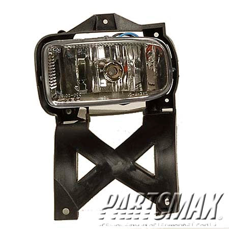 2593 | 2001-2004 FORD ESCAPE RT Fog lamp assy w/plastic lens | FO2593190|YL8Z15200AA