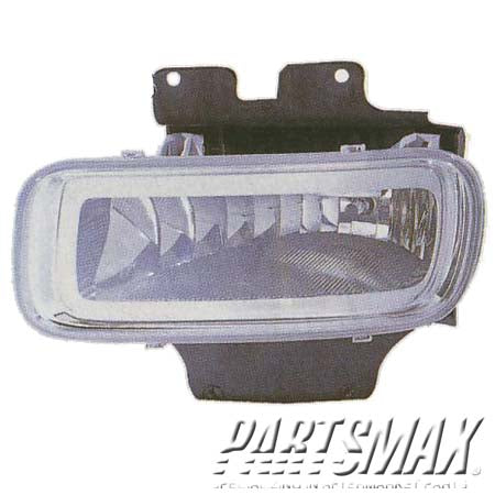 2593 | 2004-2005 FORD F-150 RT Fog lamp assy except Heritage; includes bracket & bulb; To 8-8-05; see notes | FO2593209|5L3Z15200A-PFM