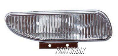 1610 | 1994-1998 FORD MUSTANG RT Fog lamp lens base/GT/Mach I; rectangular | FO2597101|F4ZZ15L203A
