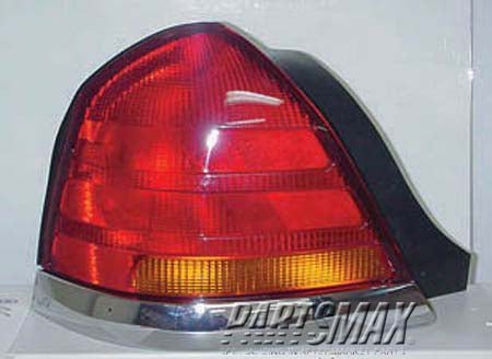 2800 | 1999-2000 FORD CROWN VICTORIA LT Taillamp assy w/4 bulb lamp | FO2800150|3W7Z13405CA