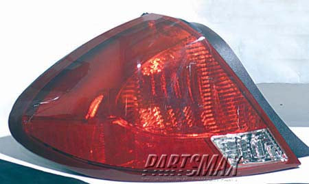 2800 | 2000-2002 FORD TAURUS LT Taillamp assy 4dr sedan; w/o bulbs or sockets | FO2800154|3F1Z13405DA