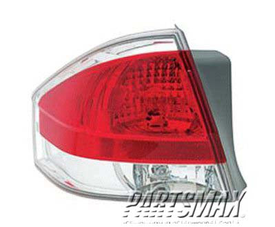 2800 | 2007-2008 FORD FOCUS LT Taillamp assy To 7-16-08 | FO2800214|8S4Z13405D
