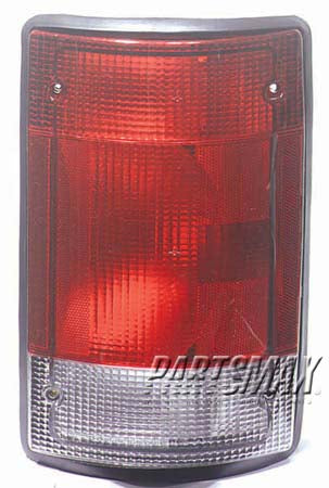 2801 | 1995-2002 FORD E-250 ECONOLINE RT Taillamp assy w/o harness | FO2801114|F5UZ13404A