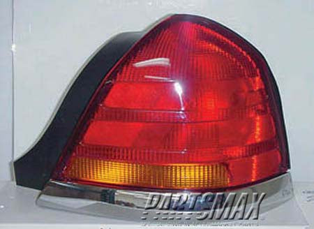 2801 | 1998-1998 FORD CROWN VICTORIA RT Taillamp assy all | FO2801150|3W7Z13404CA