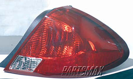2801 | 2000-2002 FORD TAURUS RT Taillamp assy 4dr sedan; w/o bulbs or sockets | FO2801154|3F1Z13404DA