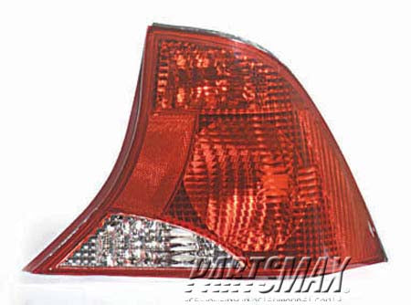 2080 | 2001-2002 FORD FOCUS RT Taillamp assy 4dr sedan; w/o bulb or socket; from 1/23/01; 2-bulb lamp | FO2801177|1S4Z13404BA