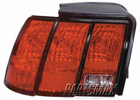 2818 | 1999-2004 FORD MUSTANG LT Taillamp lens/housing BASE|GT | FO2818109|3R3Z13405AA