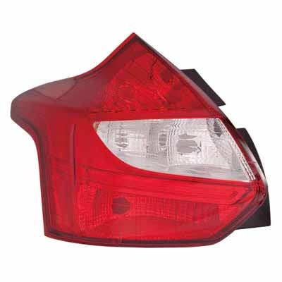 2220 | 2012-2013 FORD FOCUS LT Taillamp lens/housing H/B | FO2818152|DM5Z13405C
