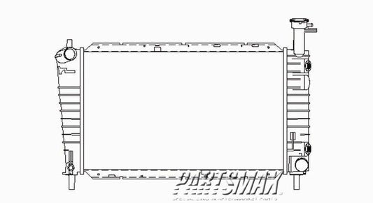 3010 | 1992-1995 FORD TAURUS Radiator assembly 3.8L | FO3010120|E7DZ8005C