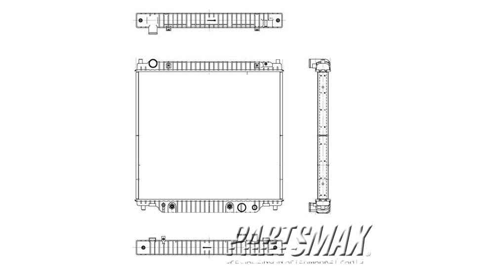 3010 | 2000-2005 FORD EXCURSION Radiator assembly w/7.3L engine | FO3010240|4C3Z8005EB