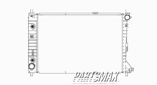 3010 | 2002-2004 FORD MUSTANG Radiator assembly w/4.6L engine; w/auto trans | FO3010263|1R3Z8005AA