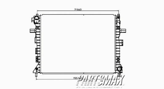 3010 | 2006-2011 LINCOLN TOWN CAR Radiator assembly all | FO3010271|H2MZ8005W