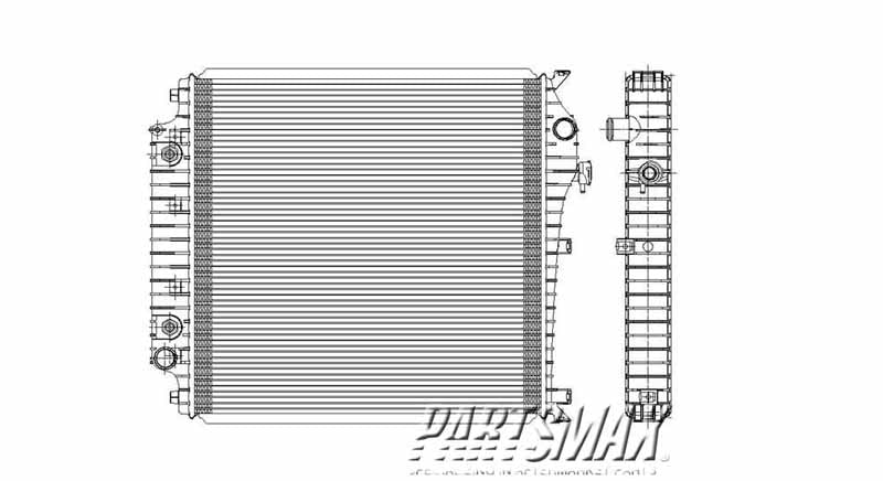 3010 | 2006-2006 MERCURY MOUNTAINEER Radiator assembly all | FO3010273|6L2Z8005AD