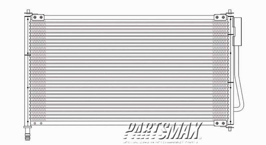 2910 | 2000-2005 FORD FOCUS Air conditioning condenser to 5/18/04 | FO3030111|YS4Z19712AB