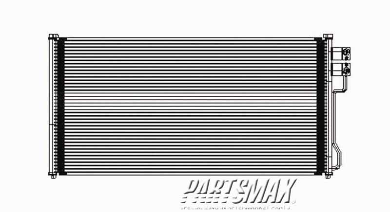 3030 | 1997-2006 FORD EXPEDITION Air conditioning condenser all | FO3030138|EU2Z19712B