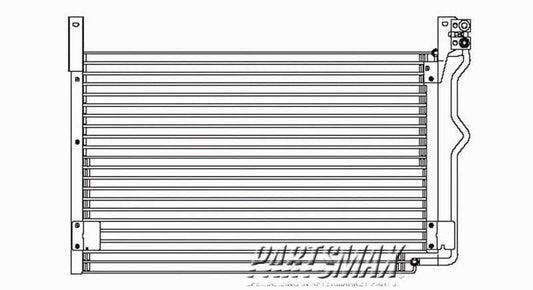 3030 | 2003-2005 MERCURY GRAND MARQUIS Air conditioning condenser all | FO3030189|3W1Z19712AC