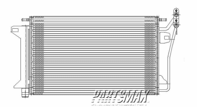 3030 | 2010-2012 LINCOLN MKZ Air conditioning condenser all | FO3030208|9N7Z19712A