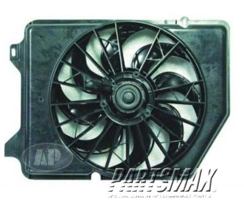 3115 | 1992-1993 FORD TAURUS Radiator cooling fan assy electric fan assembly; w/3.0L V6 engine; except SHO | FO3115108|F1DZ8C607D