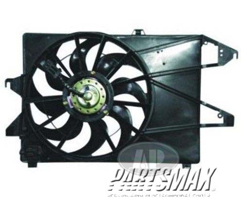 3115 | 1995-2000 MERCURY MYSTIQUE Radiator cooling fan assy w/4 cyl engine; single fan assy | FO3115112|F8RZ8C607KA