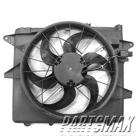 3115 | 2010-2014 FORD MUSTANG Radiator cooling fan assy all | FO3115152|DR3Z8C607D