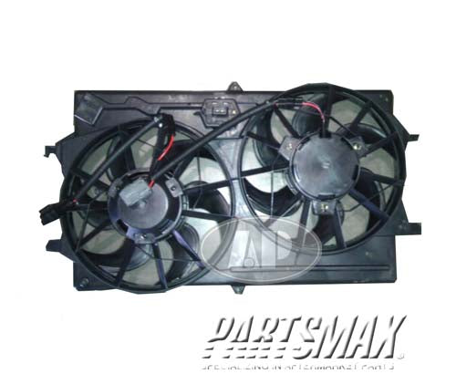 3115 | 2003-2004 FORD FOCUS Radiator cooling fan assy w/air conditioning; w/DOHC | FO3115153|3S4Z8C607A