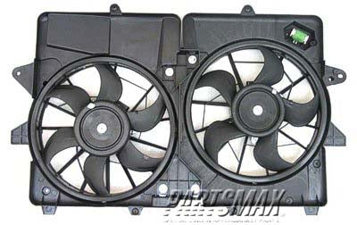 3115 | 2006-2011 MERCURY MARINER Radiator cooling fan assy HYBRID | FO3115185|5M6Z8C607AH