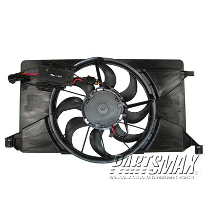 3115 | 2012-2018 FORD FOCUS Radiator cooling fan assy ELECTRIC | FO3115189|CV6Z8C607R