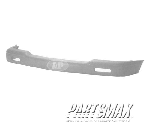 1000 | 1994-1994 GMC SONOMA Front bumper cover w/o side mldgs; w/o sport pkg; textured | GM1000194|15972306