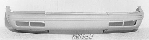 1000 | 1987-1992 CHEVROLET BERETTA Front bumper cover std/GT; prime | GM1000224|16520556