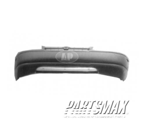 1000 | 1997-1999 CHEVROLET LUMINA Front bumper cover w/bright molding; except LTZ; prime | GM1000333|10442543