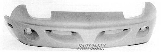 1000 | 1995-1999 PONTIAC SUNFIRE Front bumper cover w/GT pkg; prime | GM1000509|22597555