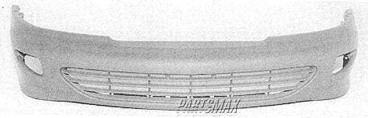 250 | 1995-1999 CHEVROLET CAVALIER Front bumper cover w/o Z24; standard trim; textured; prime | GM1000514|22573779