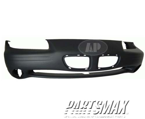 1000 | 1997-2000 PONTIAC GRAND PRIX Front bumper cover SE; first design; prime | GM1000536|88893301