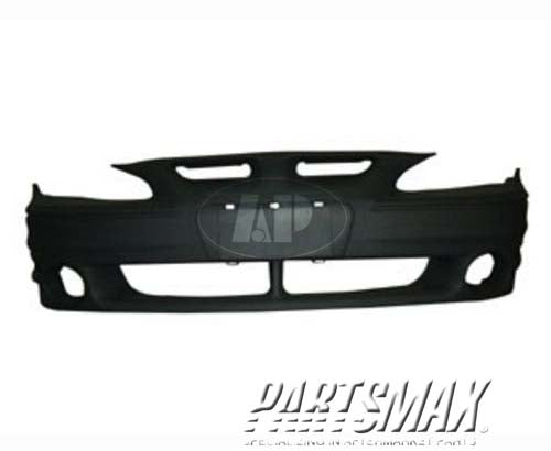 250 | 1999-2005 PONTIAC GRAND AM Front bumper cover GT; prime | GM1000573|22610696