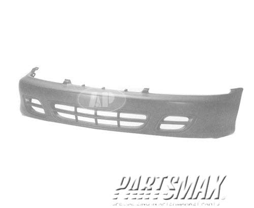 1000 | 2000-2000 CHEVROLET CAVALIER Front bumper cover 4dr sedan; w/o extension; w/o fog lamps; prime | GM1000592|12335342