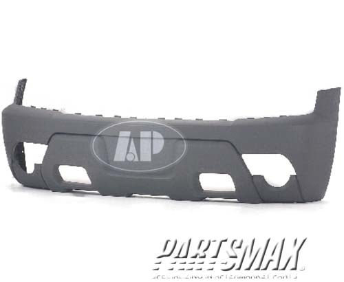 1000 | 2002-2002 CHEVROLET AVALANCHE 1500 Front bumper cover 1500 series; w/body cladding; dark charcoal | GM1000648|88944057