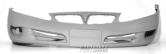 1000 | 2002-2005 PONTIAC BONNEVILLE Front bumper cover SE; prime | GM1000650|12335861