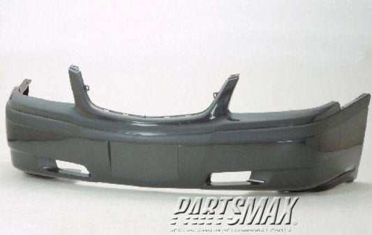 1000 | 2000-2000 CHEVROLET IMPALA Front bumper cover base model; matte dark gray | GM1000652|GM1000652