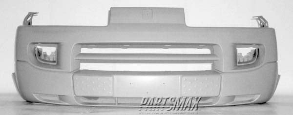 1000 | 2002-2005 SATURN VUE Front bumper cover w/o Red Line; prime | GM1000658|22714026