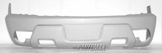 250 | 2003-2006 CHEVROLET AVALANCHE 1500 Front bumper cover 1500 series; w/body cladding; dark charcoal | GM1000680|12335679