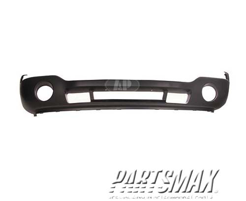 1000 | 2003-2006 GMC SIERRA 1500 Front bumper cover SLE; w/fog lamps; prime | GM1000684|12335963